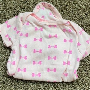 Bow onesie